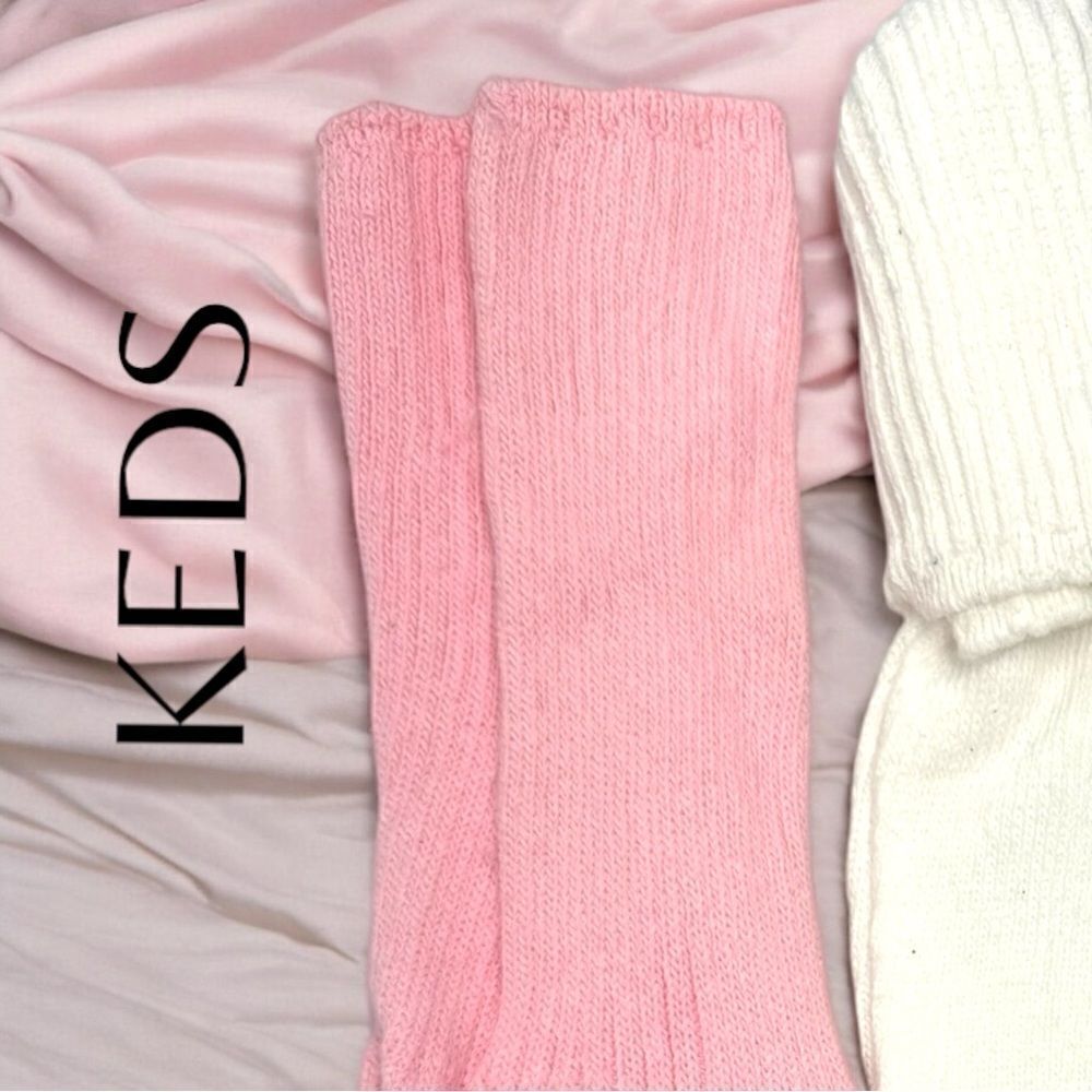 Keds Footwear l 5-pack Big Girl’s Socks l Convertible Cuff/Crew l New